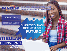 Tablet Screenshot of faneesp.edu.br